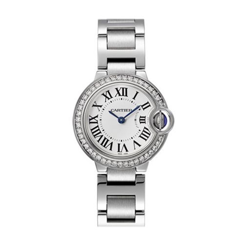 Cartier Ballon Bleu 28MM Diamond Bezel W4BB0015