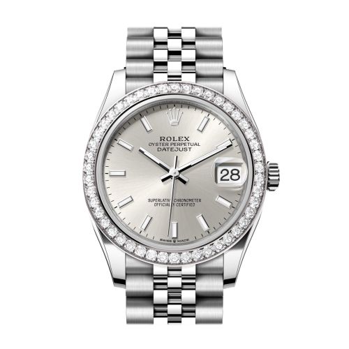 Rolex Datejust 31 Silver Dial Jubilee Ladies Watch 278384RBR 278384RBR-0016