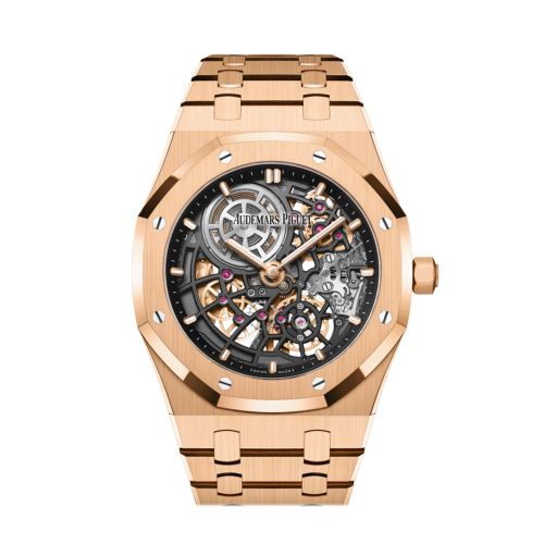 Audemars Piguet Royal Oak Jumbo Extra Thin Openworked Rose Gold Watch 16204OR.OO.1240OR.03