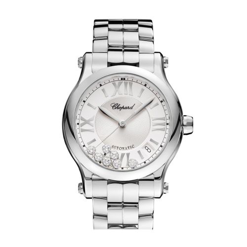 Chopard Happy Sport Automatic Silver Dial Ladies Watch 278559/3002