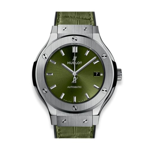 Hublot Classic Fusion Titanium 38mm Green Watch  565.NX.8970.LR