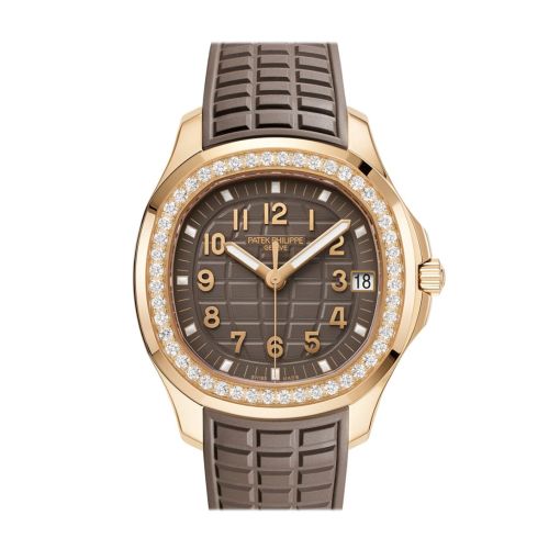 Patek Philippe Aquanaut Taupe Embossed Dial Watch 5268/200R-010