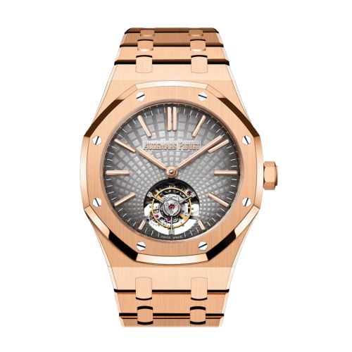 Audemars Piguet Royal Oak 41  Flying Tourbillon Grey Dial Rose Gold 26530OR.OO.1220OR.01 DCM