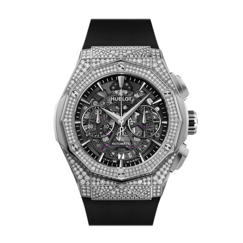 Hublot Classic Fusion Aerofusion Chronograph Orlinski Titanium Pave 45mm 525.NX.0170.RX.1704.ORL18