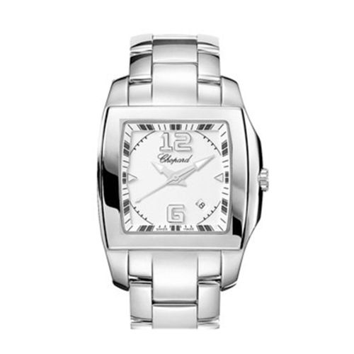 Chopard  Two O Ten Black Dial Stainless Steel Ladies Watch 118464-3001