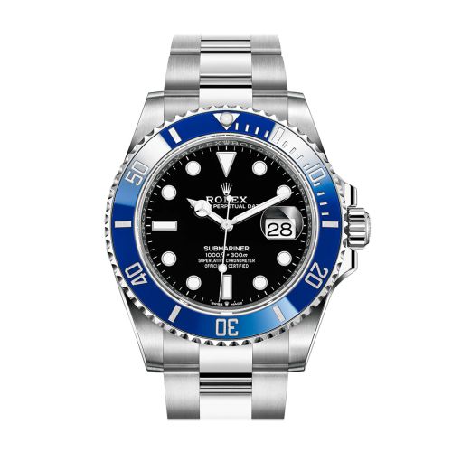 Rolex Submariner 41 Black Dial Blue Ceramic Bezel White Gold Bracelet Automatic Men's Watch 126619LB New Release 2020