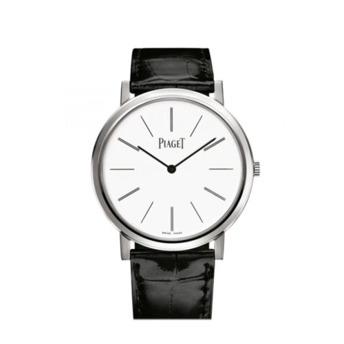 Piaget Altiplano White Dial White Gold Men's Watch GOA29112