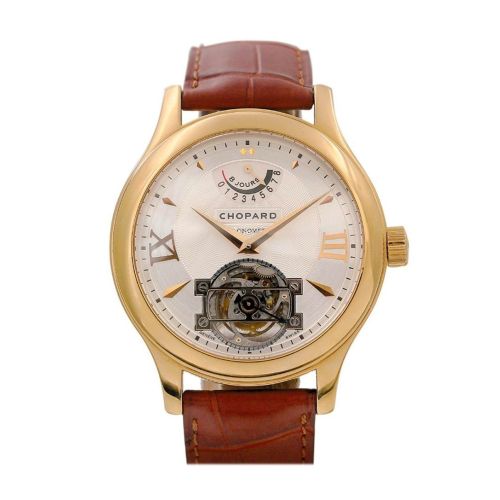 Chopard L.U.C Tourbillon White Dial Men's Watch 161869-5001