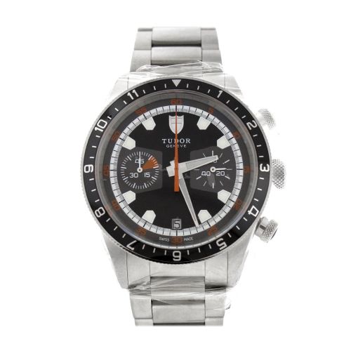 Tudor Heritage Chronograph Grey Dial Men's Watch 70330N