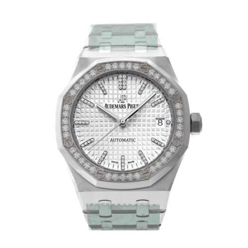 Audemars Piguet Royal Oak 37mm Rhodium-toned Diamond Dial Titanium 15453IP.ZZ.1256IP.01