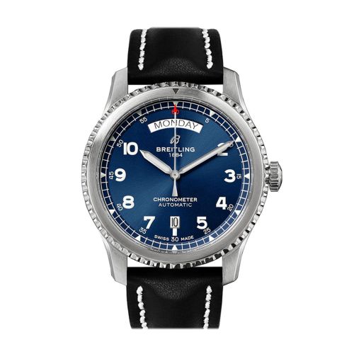 Breitling Navitimer Day Date	Blue Leather  A45330101 C1X1