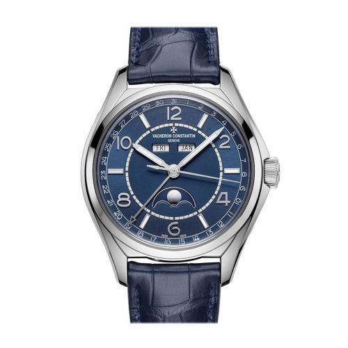 Vacheron Constantin Fifty Six Complete Calender Automatic Blue Dial Men's Watch 4000E/000A-B548