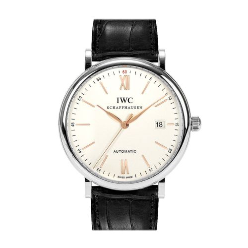 IWC Portofino Automatic Silver-plated Dial Men's Watch IW356517