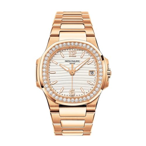 Patek Philippe Nautilus 18kt Rose Gold Diamond Ladies Watch 7010/1R-011  7010-1R-011