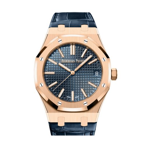 Audemars Piguet Royal Oak 41 Blue Dial 50th Anniversary Rose Gold 15510OR.OO.D315CR.01 DCM