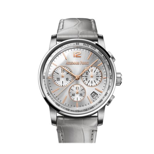 Audemars Piguet Code 11.59 41 Chronograph White Gold Silver Dial 26393CR.OO.A009CR.01