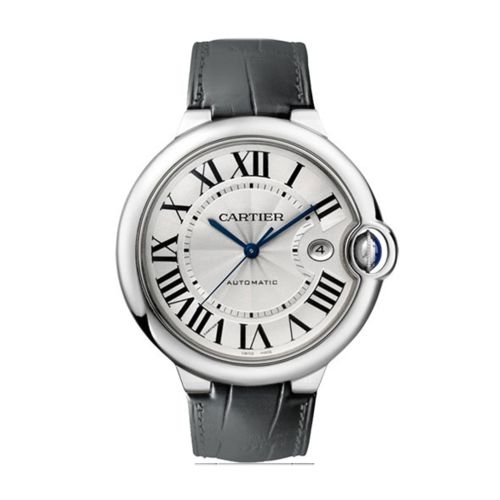 Cartier Ballon Bleu 42MM Steel  Strap W69016Z4