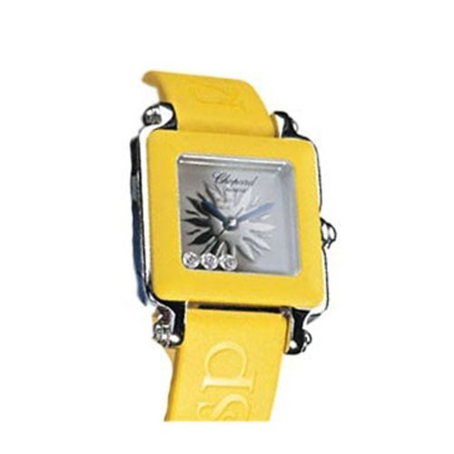 Chopard Square Happy Sport on Yellow Rubber 278896-3005