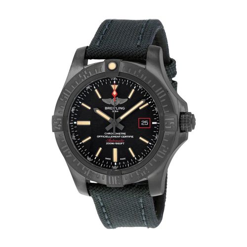 Breitling Avenger Blackbird Black Fabric Stap V1731110 BD74