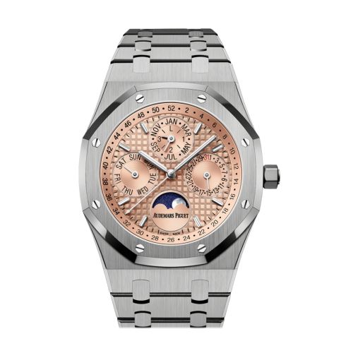 Audemars Piguet Royal Oak 41 Perpetual Calendar Salmon Dial Titanium 26615TI.OO.1220TI.01 DCM