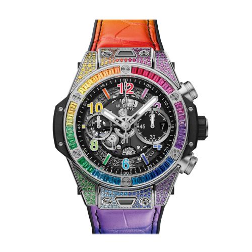 Hublot Big Bang Unico Titanium Rainbow 42mm Watch 441.NX.1117.LR.0999