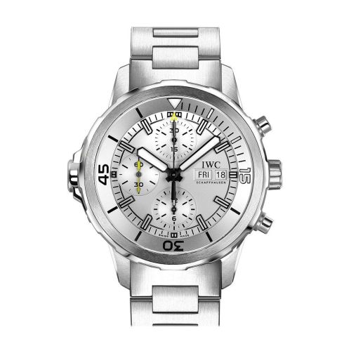 IWC Aquatimer Chronograph Silver Dial Stainless Steel Men's Watch IW376802