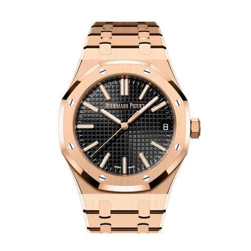 Audemars Piguet Royal Oak 41 Black Dial 50th Anniversary Rose Gold 15510OR.OO.1320OR.02 DCM