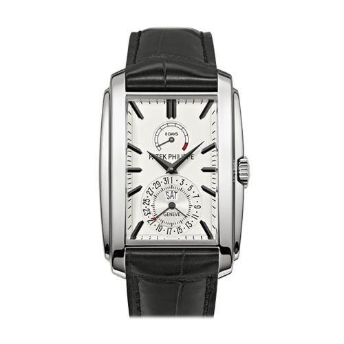 Patek Philippe Gondolo Silver White Dial 18K White Gold Men's Watch 5200G-010