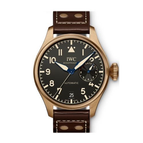 IWC Big Pilot's Heritage Black Dial Brown Leather Men's Watch IW501005