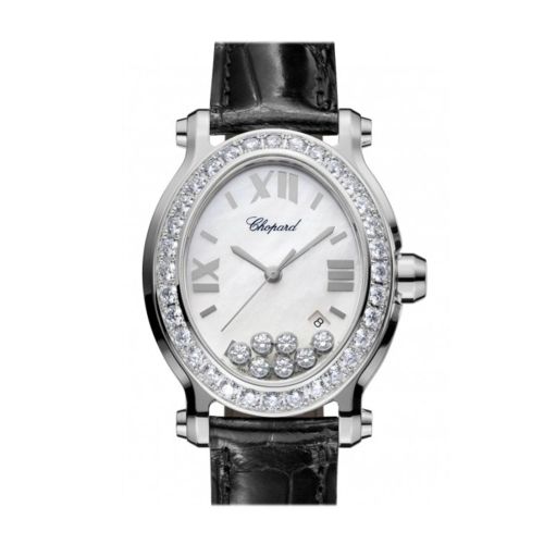 Chopard Happy Sport Oval Quartz Ladies Watch 278546-3002