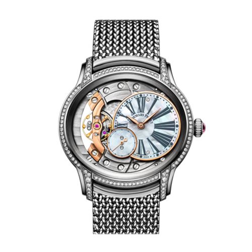 Audemars Piguet Millenary Hand Wound Diamond Ladies Watch 77247BC.ZZ.1272BC.01