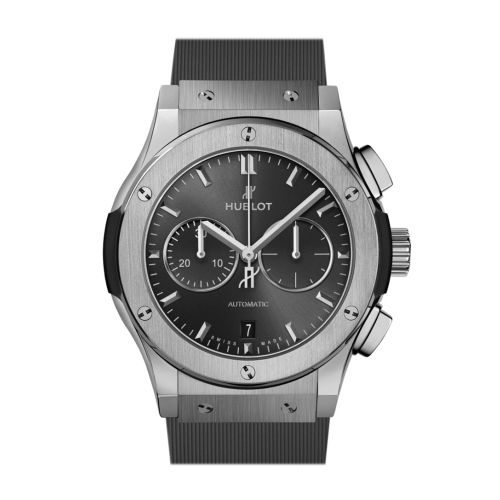 Hublot Classic Fusion Racing Grey Chronograph Titanium 42mm Watch 541.NX.7070.RX