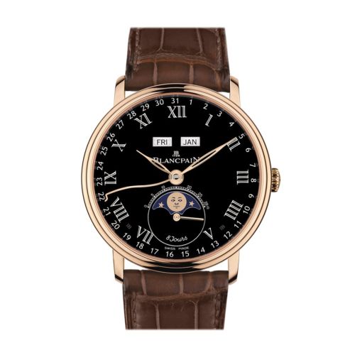 Blancpain Blancpain Villeret Complete Calendar 8 Days Mens Watch 6639-3637-55B