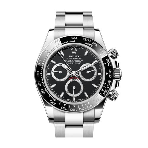 Rolex Daytona 40 Black Dial Stainless Steel Mens Watch 126500LN