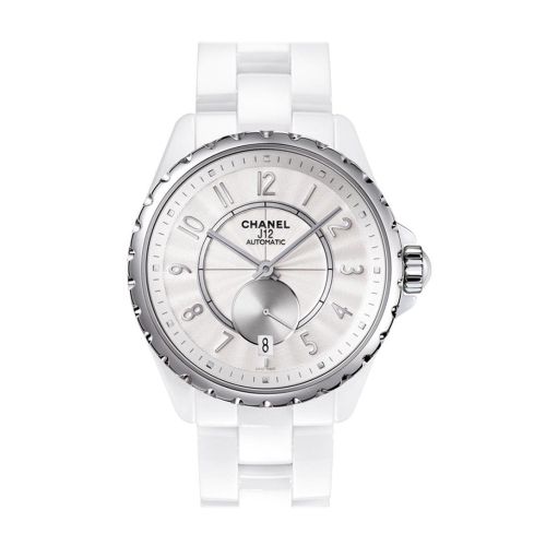 Chanel J12 Automatic White Dial Ceramic Unisex Watch H3837