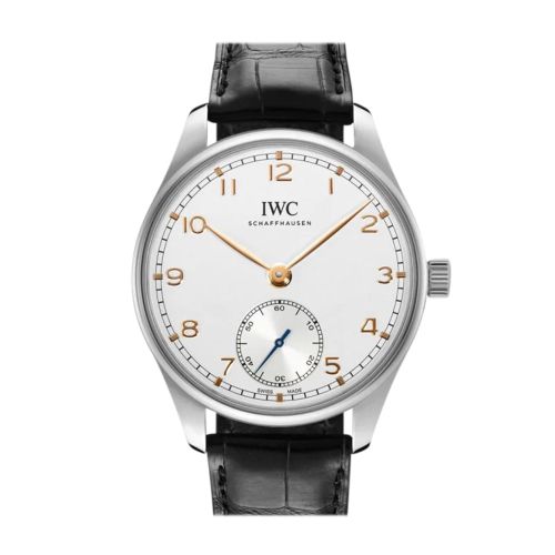 IWC Portugieser Automatic Silver-plated Dial Men's Watch IW358303