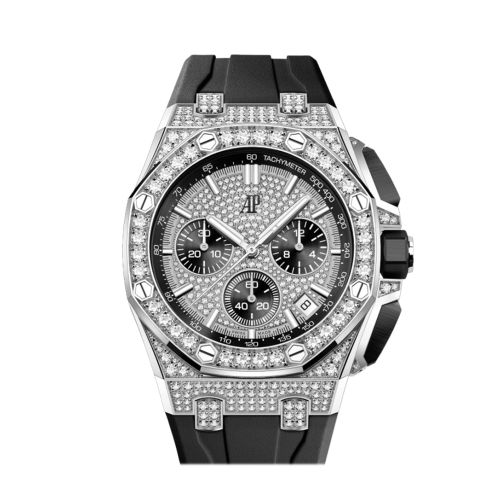 Audemars Piguet Royal Oak Offshore 43 18-carat white gold dial Black rubber strap Watch 26423BC.ZZ.D002CA.01