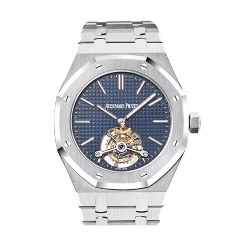 Audemars Piguet Royal Oak 41mm Extra Thin Tourbillon Blue Dial Stainless Steel Men's Watch 26510ST.OO.1220ST.01 DCM