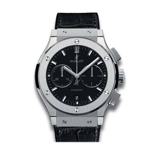 Hublot Classic Fusion Black Dial Chronograph 45mm Men's Automatic Watch 521.NX.1171.RX.  JV