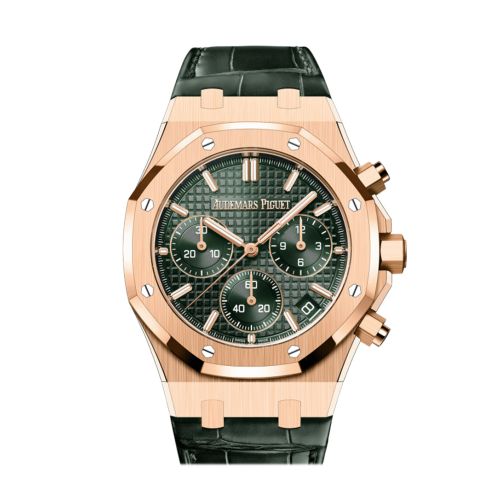 Audemars Piguet Royal Oak Khaki Green Rose Gold Watch 26240OR.OO.D404CR.02