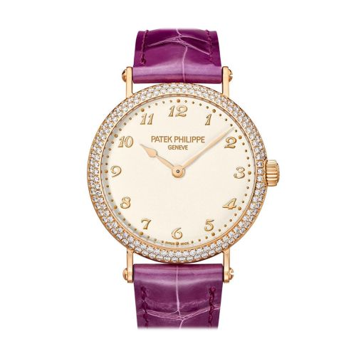 Patek Philippe Calatrava Automatic Gold Diamond Ladies Watch 7200/200R-001