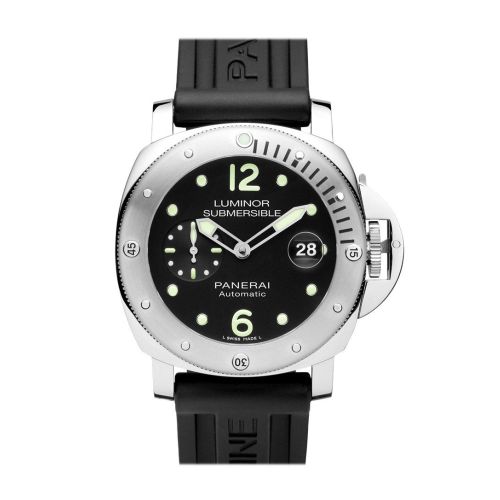 Panerai Luminor Submersible Automatic Acciaio 44mm Black Dial Men's Watch Pam01024