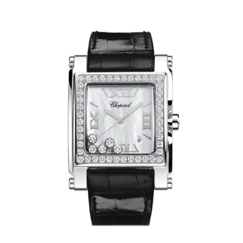 Chopard Happy Sport Square Quartz Ladies Watch 288448-2001