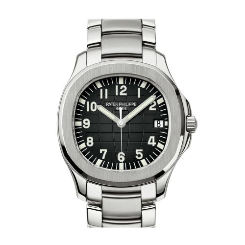 Patek Philippe Aquanaut Black Dial Stainless Steel Automatic Men's Watch 5167-1A  5167/1A