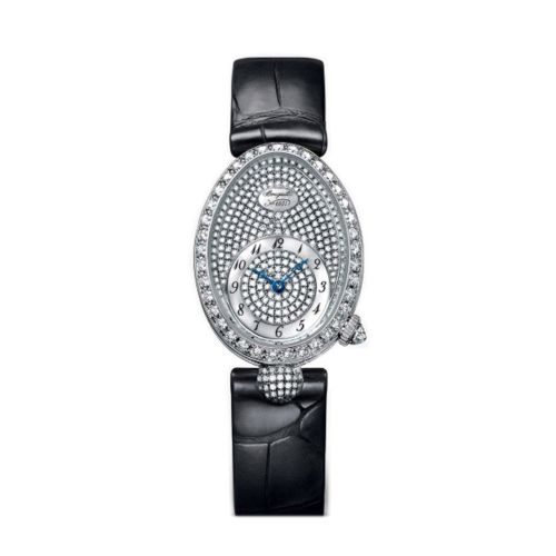 Breguet Reine De Naples 18kt White Gold & Diamond Silver Automatic 8928BB/8D/944/DD0D