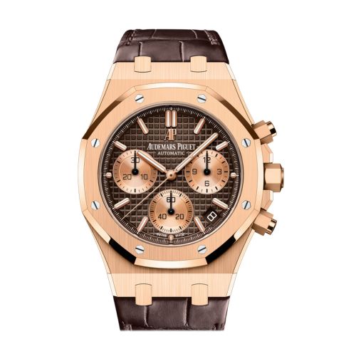 Audemars Piguet Royal Oak 41 Chronograph Brown Dial Rose Gold 26239OR.OO.D821CR.01 DCM