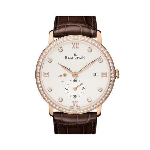 Blancpain Villeret Small Seconds Date and Power Reserve Rose Gold 6606-2987-55B