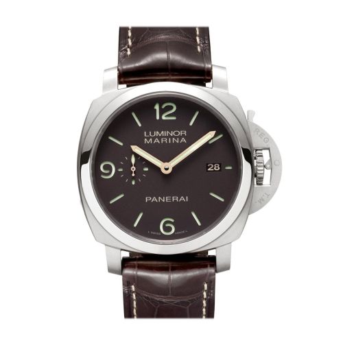 Panerai Luminor Marina 1950 3 Days Automatic Titanio 44mm Brown Dial Men's Watch Pam00351