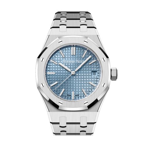 Audemars Piguet Royal Oak Light Blue Dial Stainless steel Watch 15550ST.OO.1356ST.08