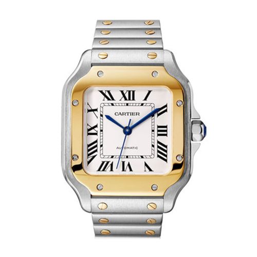 Cartier Santos Dumont Steel Yellow Gold Midsize W2SA0016